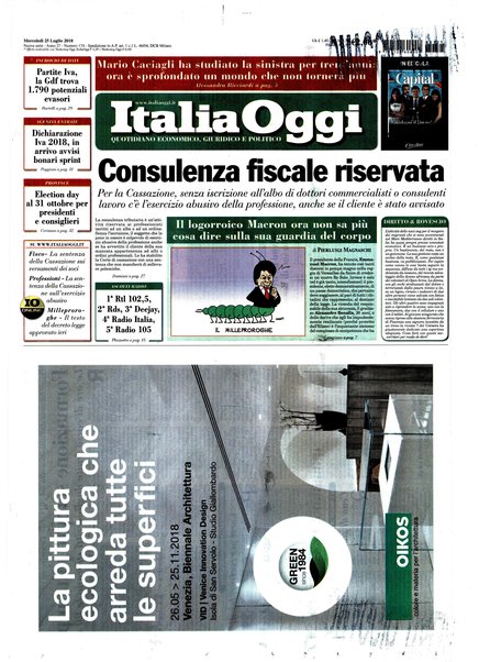 Italia oggi : quotidiano di economia finanza e politica